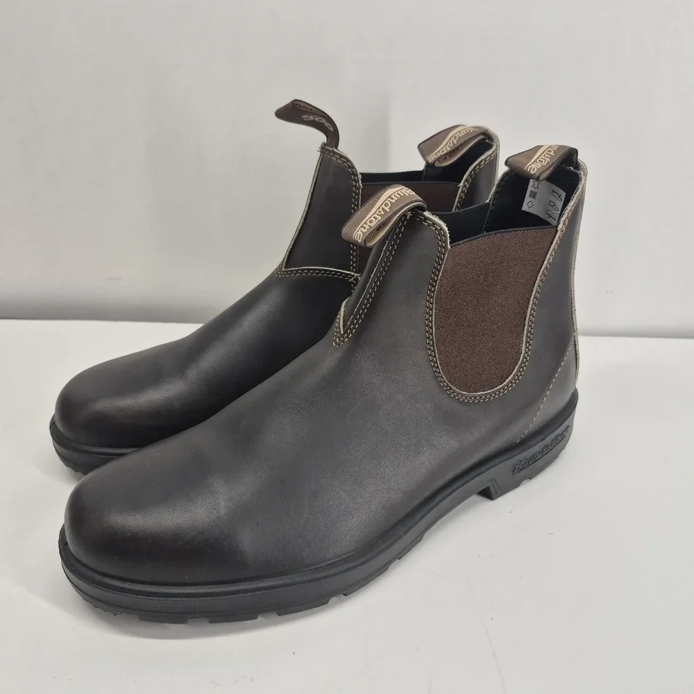 Blundstone 500 Men's Size 12 US (11 AUS/UK) Brown Chelsea Boots NIB